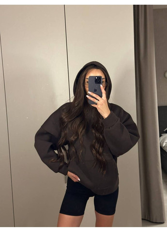 Женское оверсайз худи на флисе No Brand Б1432-283/3 (369402593)