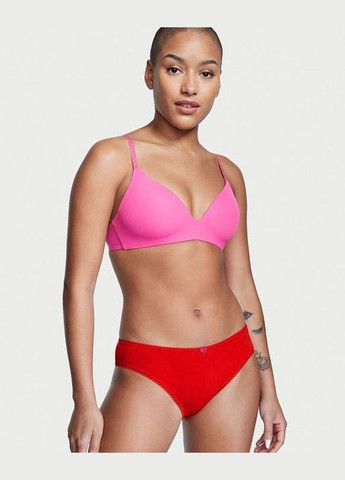 Трусики хлопковые бикини с красным кружевом. Victoria's Secret (316653562)