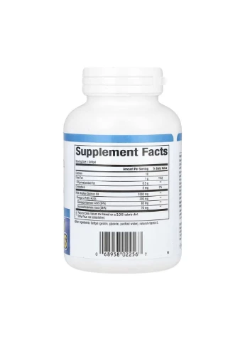 Wild Alaskan Salmon Oil 1000mg - 90 softgels Natural Factors (394579019)