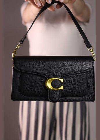 Жіноча сумка Coach Tabby black, женская сумка, Коуч чорного кольору No Brand (307925629)
