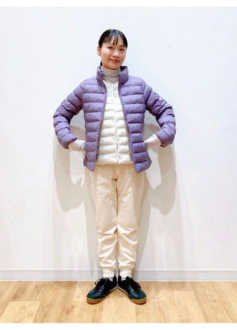 Сиреневая демисезонная куртка Uniqlo