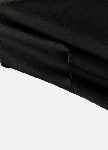 Черное повседневный платье Zara однотонное