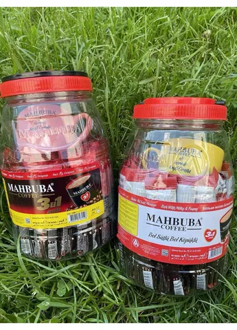 Кофе 3в1 Оригинал Турция в пластиковой банке +Чашка в подарок 36 стиков Mahbuba (393433870)