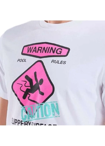 Комбінована футболка slippery surface print t-shir (011332-100) m Arena