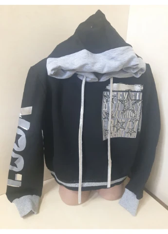 Святковий короткий Худі з капюшоном світшот для дівчинки 134 140 146 No Brand (389580208)