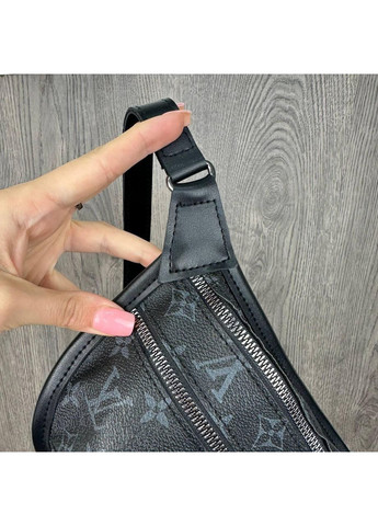 Женская бананка сумочка на грудь из экокожи коричневая ProDobro (363136282)