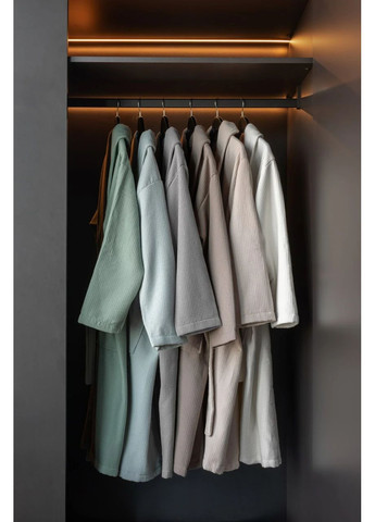 Набір вафельний Халат S-M + рушники 30х50см, 50х90см, 70х140см HYGG (370367030)