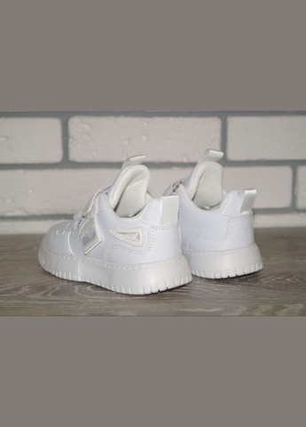 Білі осінні кросівки демісезонні дитячі білі YTOP BM0633-1