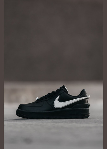 Чорні кросівки унісекс Nike Air Force x AMBUSH Black