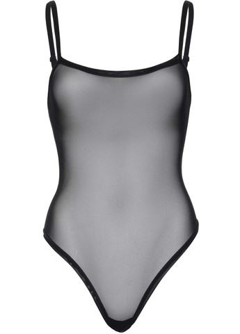 Еротичне боді Cami bodysuit with thong Black M/L, на бретелях Leg Avenue (358891076)