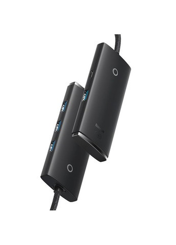 USB-хаб Type-C HUB Adapter (Type-C to USB 3.0*4) 25cm Black (WKQX030301) Baseus Lite Series 4-Port (369159754)