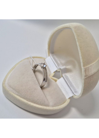 Срібна каблучка Доріжка з Білими Каміннями розмір срібло 925 проби Родоване 1402р 2.15г Nobrand (363969373)