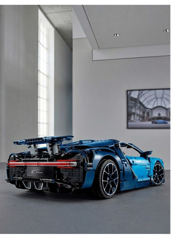 Конструктор Bugatti Chiron 4031 деталь, совместимый с LEGO Technic 42083, Масштаб 1:8, Лего техник гиперкар No Brand (389379172)