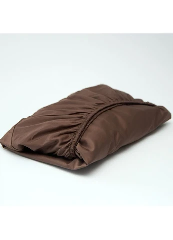 Простыня на резинке Сатин Premium 140х190х25 см (MS-850004489) Moon&Star Mocha Mood (386593899)