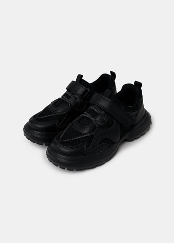 Чорні осінні кросівки для дівчинки колір чорний цб-00236826 Tom.M
