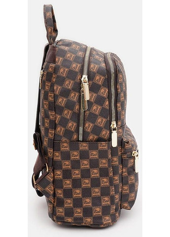 Рюкзак женский из экокожи 11 л городской маленький Коричневый 39587 Monsen (355884781)