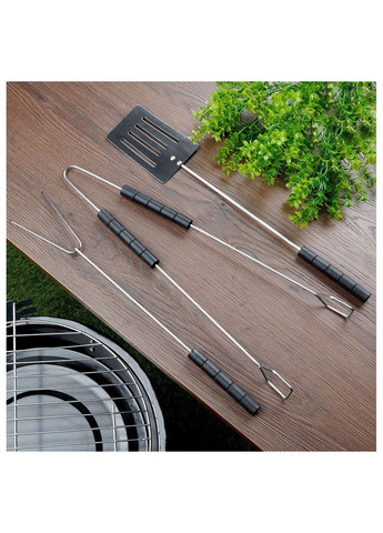 Лопатка для грилю металева 34 см комбінований Grill Master (330252916)
