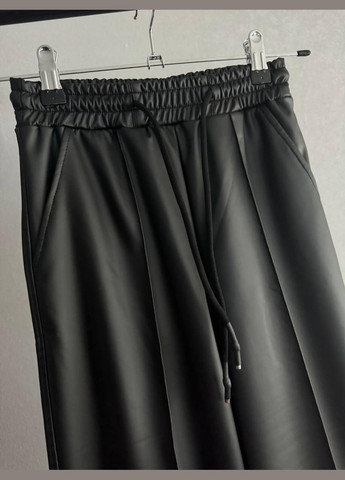 Брюки з екошкіри на флісі IRmAS палаццо (329746142)