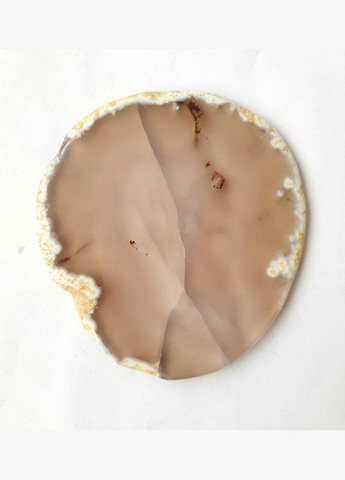 Кусок натурального серого агата, подставка для стаканов, подстаканник из агата. No Brand (370162013)