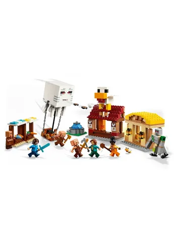 Конструктор Minecraft Напад на село с воздушным шаром Гаста (640823) Lego (384293284)