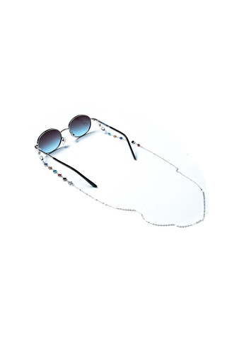 Ланцюжок для окулярів металевий різнокольорові камінці LuckyLOOK 414-419 (292144658)