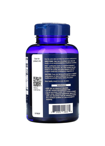 Жирні кислоти Super Omega-3, 60 капсул Life Extension (293418654)