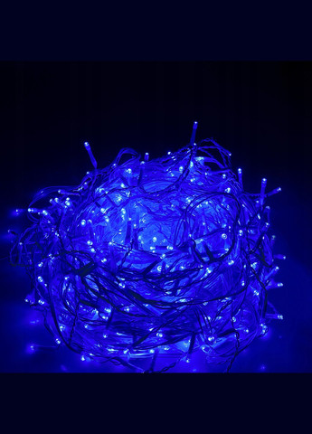 Гирлянда бахрома уличная (наружная) 8 м 200 LED CL0202 Blue Springos (322063147)