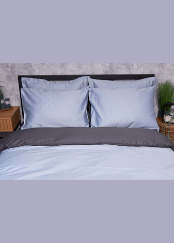 Комплект постельного белья Satin Premium двуспальный 175х210 наволочки 2х50х70 (MS-820002864) Moon&Star skyline gray (288044154)