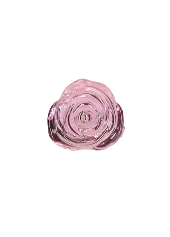 Скляна анальна пробка Rosy Luxurious Glass Anal Plug, ⌀3,3 см, віброкуля в подарунок Pillow Talk (371388705)