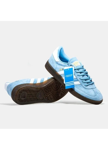 Синій літні кросівки adidas spezial handball blue адідас спеціал сині No Brand