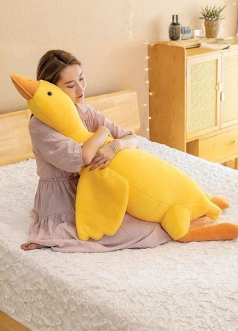 Большая игрука Гусь желтый 170 см для объятий My Kigu (371647036)