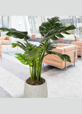 Искусственное растение Монстера 110см в кашпо (TW-0486-1) Engard (387560281)