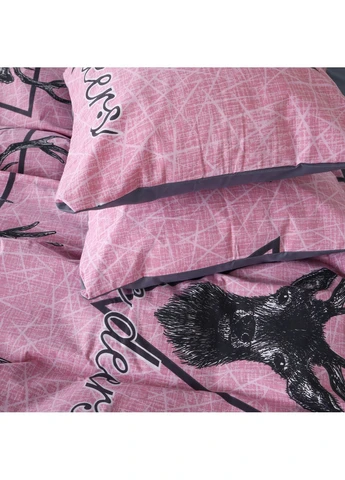 Комплект постільної білизни 17-0516 Noble deers pink Євро Mirson (398961070)