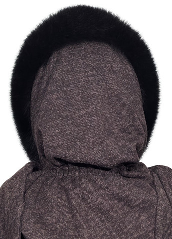 Женский меховой капюшон из натурального меха лисы Меховой Стиль Елизавета (365642669)