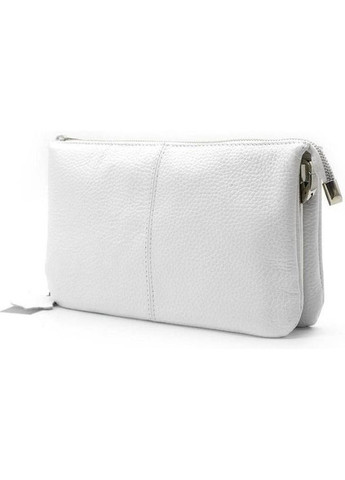 Сумка планшет через плече жіноча шкіряна маленька Білий 35712 Grande Pelle (336889712)