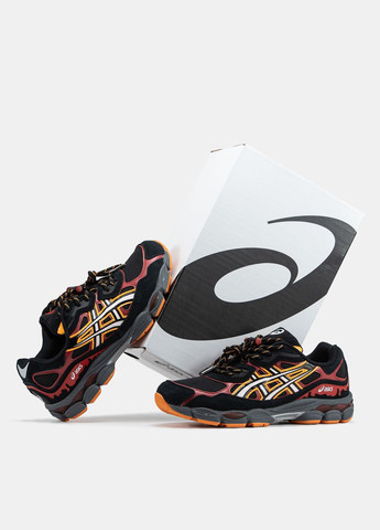 Чорні Осінні кросівки чоловічі і жіночі asics gel-nyc x naruto shippuden black | асікс гель-нюк чорні No Brand