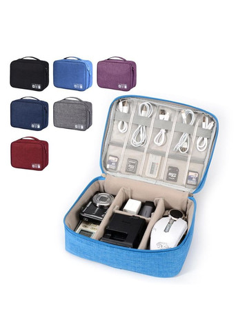 Сумка-органайзер для кабелів, зарядок і аксесуарів доступна в різних кольорах Po Fanu (365876998)