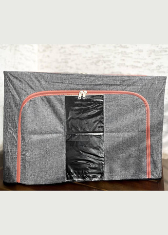 Органайзер для хранения вещей 100л 60x42x40 см 1 отделение универсальный Серый ( код: v60x42x40 ) No Brand (331902265)