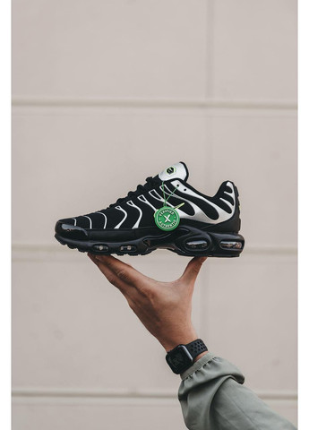 КРОСІВКИ ЖІНОЧІ NIKE AIR MAX TN PLUS BLACK GREEN НАЙК АІР МАКС ТН ПЛЮС No Brand сірі демісезони (368885356)