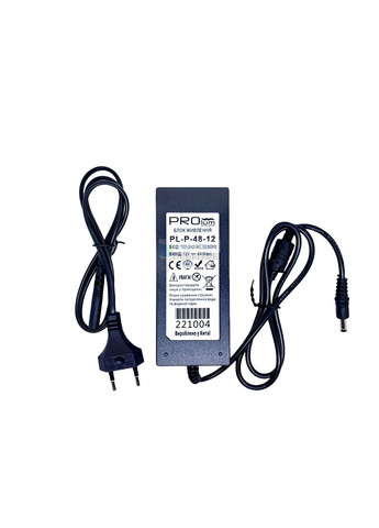 Импульсный блок питания 12В 4А (48 Вт) Series "P" штеккер 5.5х2.5 мм PROLUM (361068195)