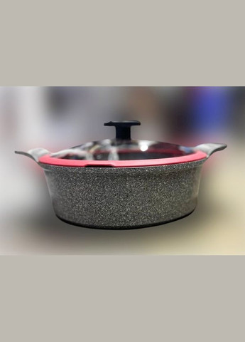 Кастрюля премиум класса со стеклянной крышкой EK-OT-L28I Light Marble с мраморным покрытием 28см Neoflam (297331700)