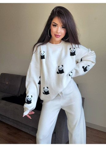 Костюм (штани, светр), колір Білий Fashion (364184256)