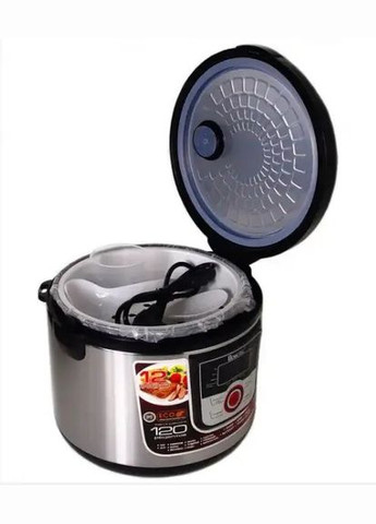 Мультиварка с электронным управлением 5л 12 программ с таймером 1500Вт LED дисплей MS-7726 Черный Domotec (323000733)