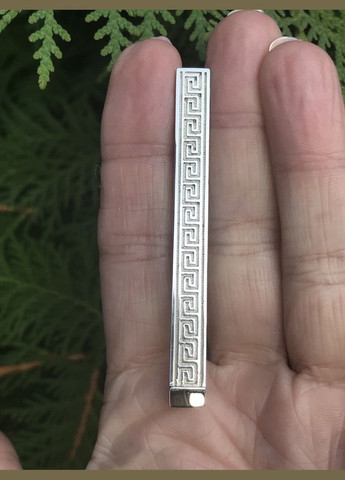 Зажим для галстука серебряный 820б No Brand (316398094)