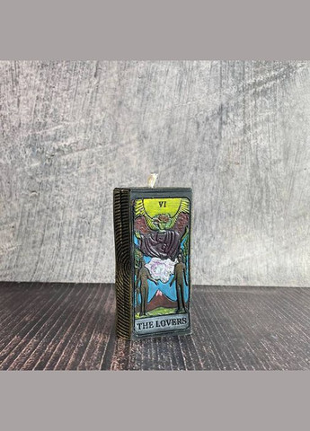 Черная восковая свеча карта Таро - Влюбленные 5Candles (322244399)