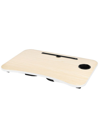 Розкладний столик-підставка для ноутбука, планшета світле дерево для сніданку без USB (2100395607) No Brand (322222874)