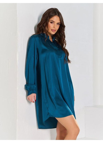 Темно-зеленое платье 15066 темно-зеленое ISSA PLUS однотонное