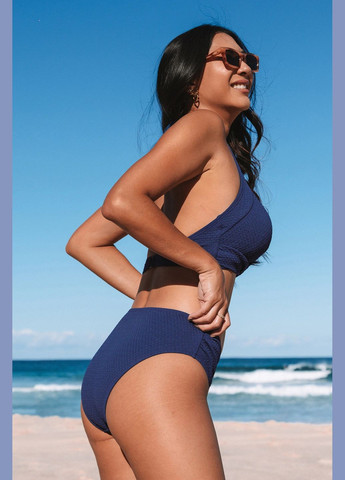 Темно-синий летний купальник CUPSHE