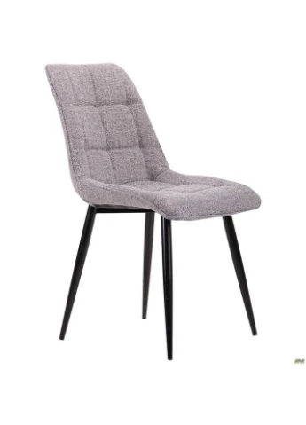Стілець чорний/меланж сірий (545124) Art Metal Furniture Arkansas (315143557)