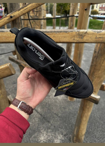 Черные демисезонные мужские кроссовки No Brand